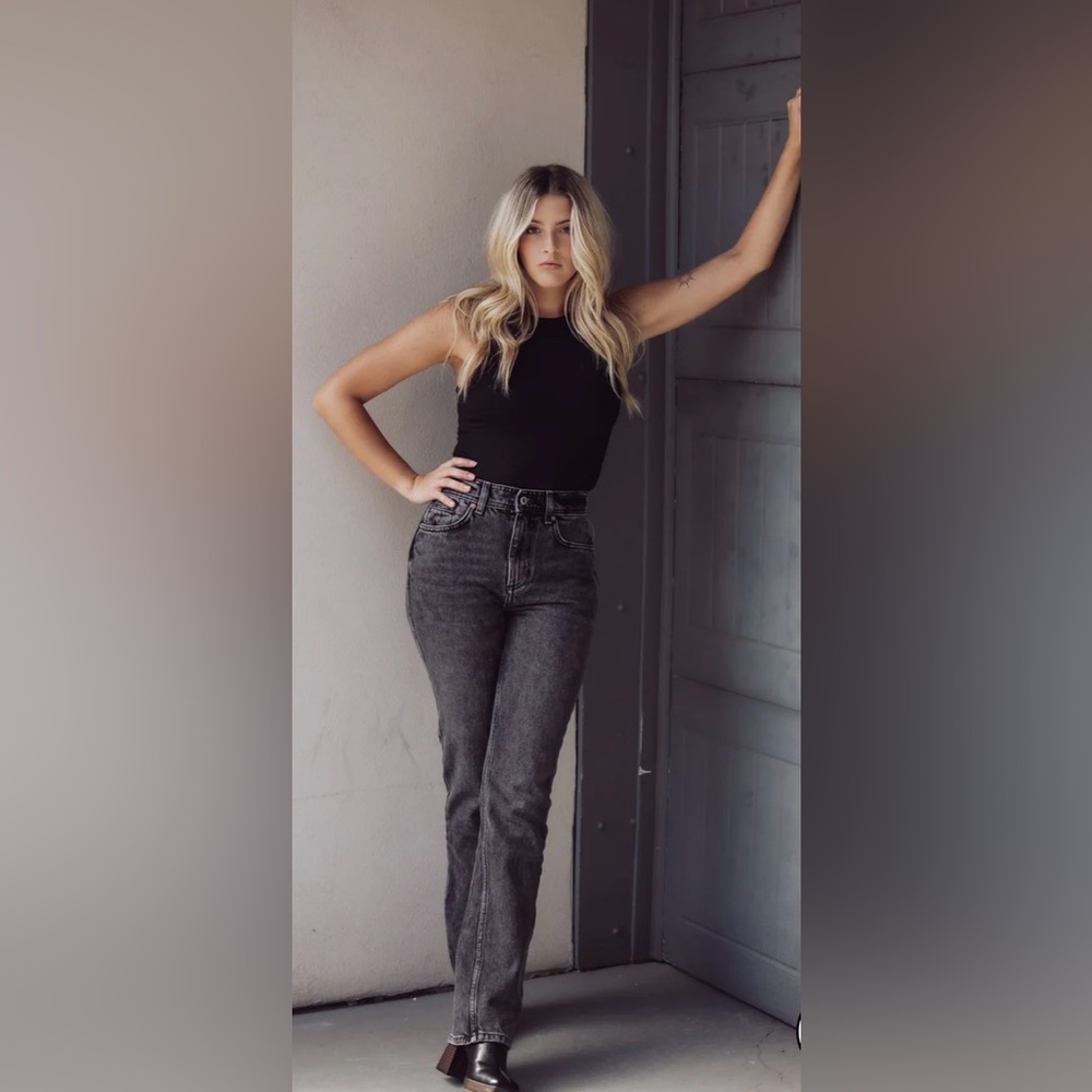 NWT We The Free Zena Black Jeans - Size 30 - Picture 3 of 13